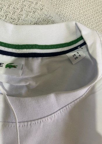 s Beden Lacoste Beyaz Pamuklu Erkek Tişört