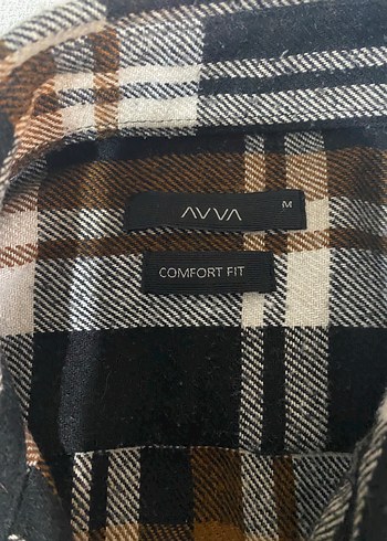 Düğmeli erkek Kareli Pamuk Gömlek - Görsel 3