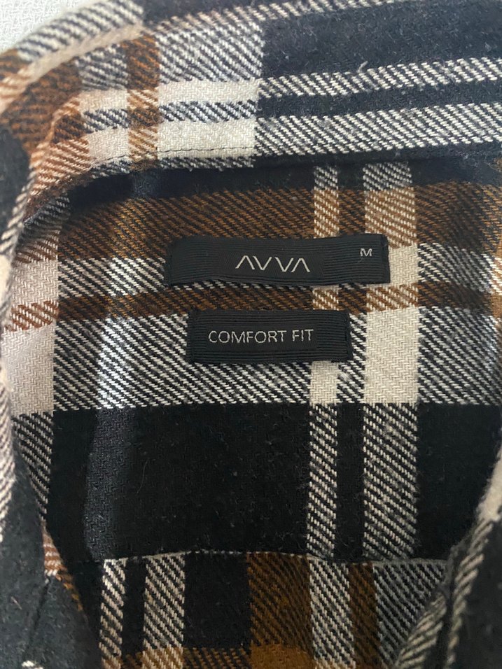 Düğmeli erkek Kareli Pamuk Gömlek - Görsel 3