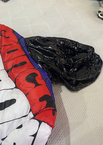 m Beden çeşitli Renk Erkek Desenli Çok Renkli Fermuarlı Mont