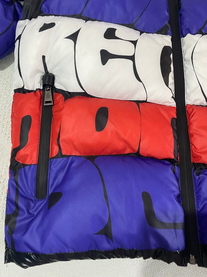 Erkek Desenli Çok Renkli Fermuarlı Mont - Görsel 2