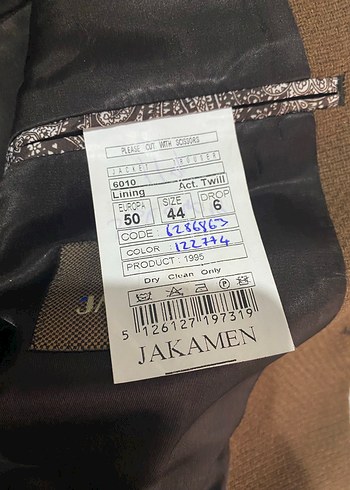 Kahverengi Düğmeli Erkek Blazer Ceket - Görsel 4