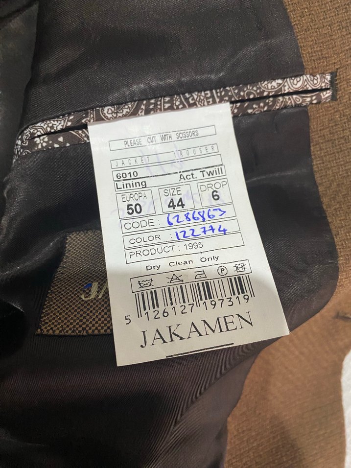 Kahverengi Düğmeli Erkek Blazer Ceket - Görsel 4