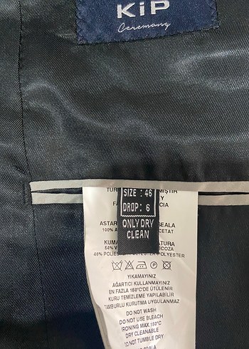 Düğmeli Siyah Erkek Takım Elbise - Görsel 5