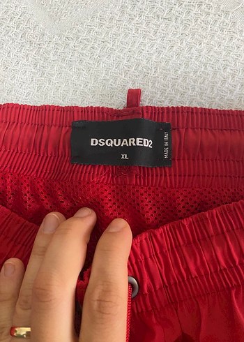 DSQUARED2 Kırmızı Mini Erkek Şort - Görsel 2