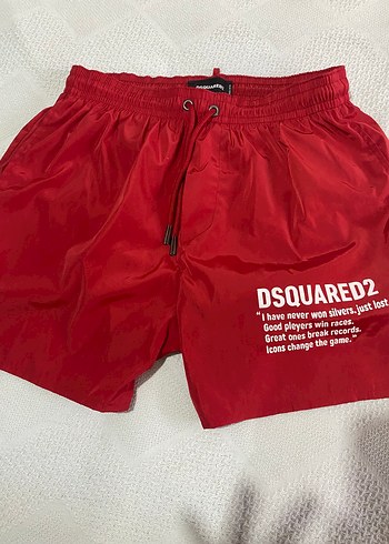 DSQUARED2 Kırmızı Mini Erkek Şort