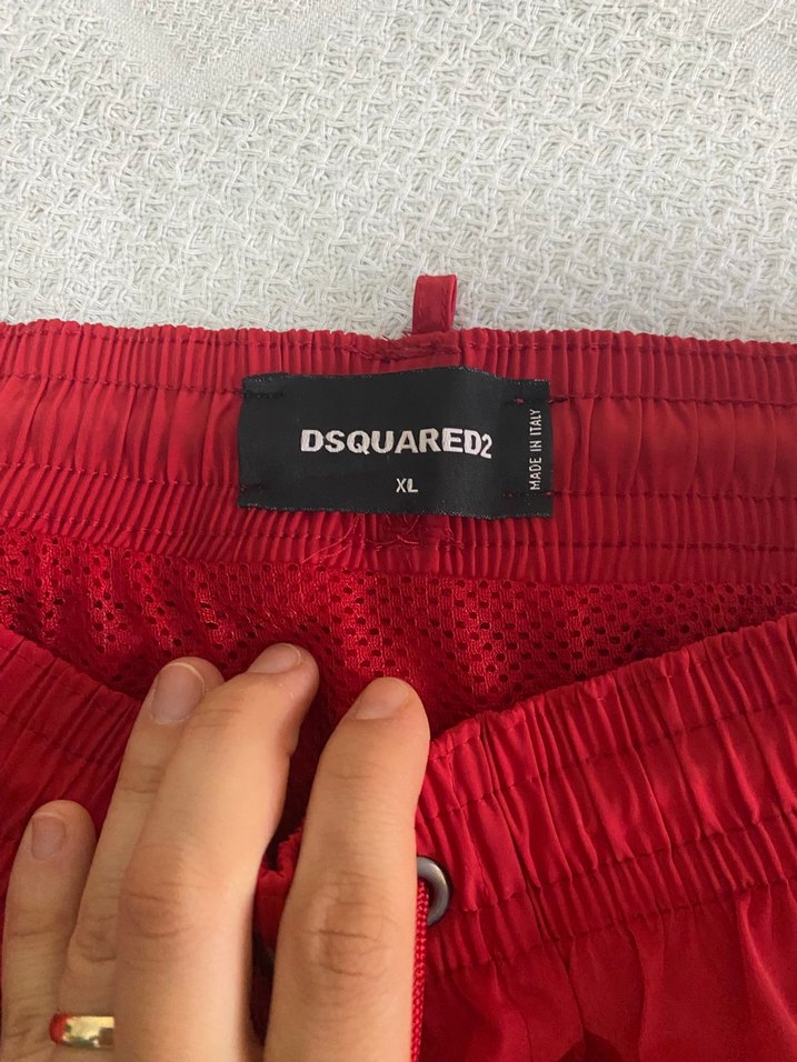 DSQUARED2 Kırmızı Mini Erkek Şort - Görsel 2