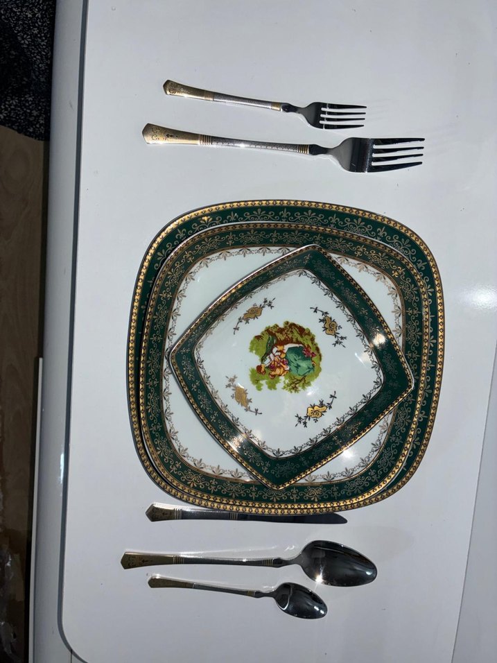 Esterhomedecor 6 Kişilik 24 Parça Porselen Yemek Takımı - Görsel 2