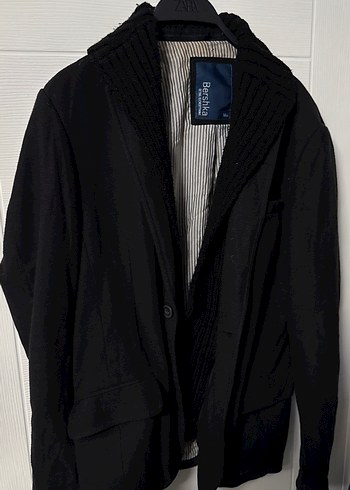Bershka Siyah Erkek Ceket