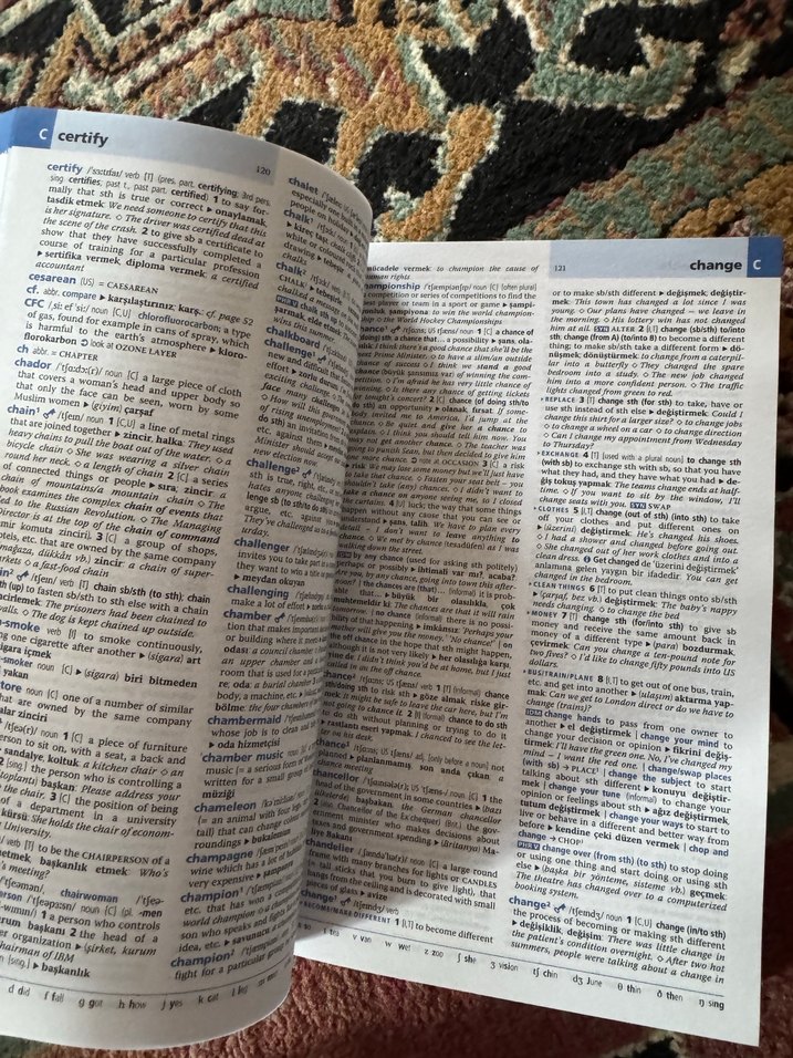 Oxford Wordpower İngilizce-İngilizce-Türkçe Sözlük - Görsel 5