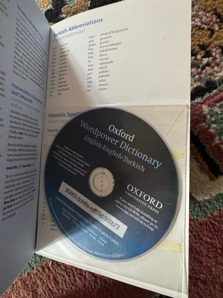 Oxford Wordpower İngilizce-İngilizce-Türkçe Sözlük - Görsel 4