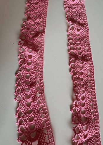 Pembe Bohem El İşi Havlu Kenarı