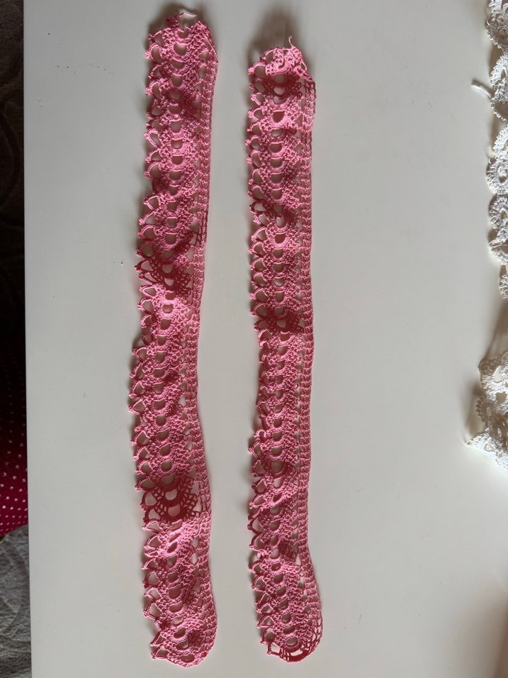 Pembe Bohem El İşi Havlu Kenarı - Görsel 2