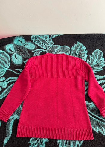 Pembe Klasik Triko Kazak - Görsel 3