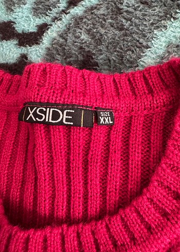 Pembe Klasik Triko Kazak - Görsel 2