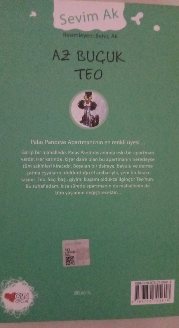 Az Bucuk Teo - Sevim Ak Çocuk Kitabı - Görsel 2