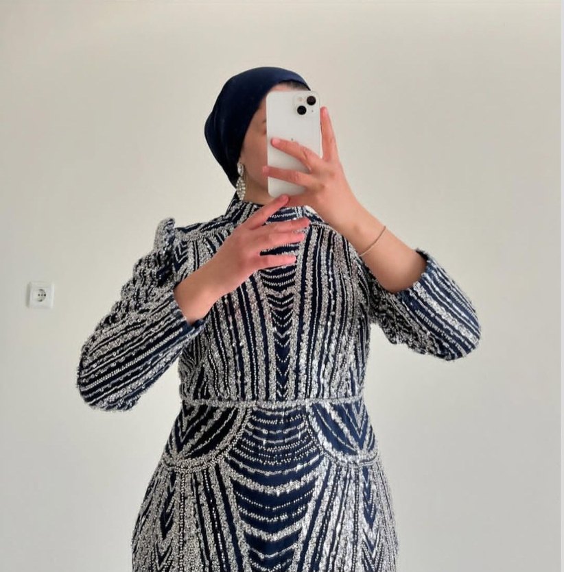 Tesettür Abiye (satılık) - Görsel 2