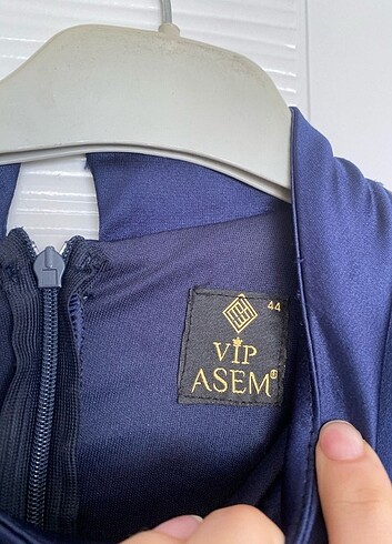 44 Beden lacivert Renk Tesettür abiye
