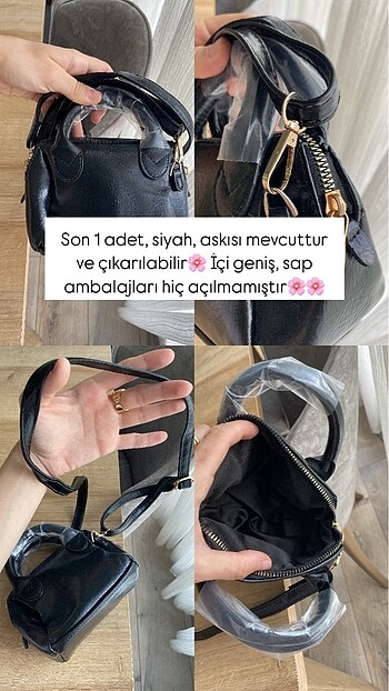 Beden siyah Renk Çanta