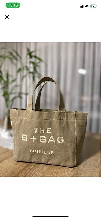  Beden camel Renk The B+ bag çanta