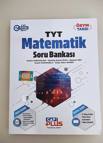 TYT Matematik Soru Bamkası Çap Plus Yayınları 2024 basım