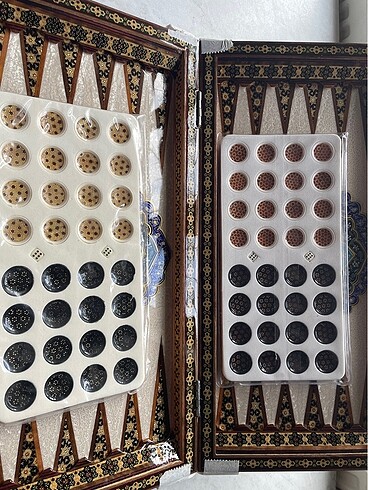 El işlemeli İran tavlası