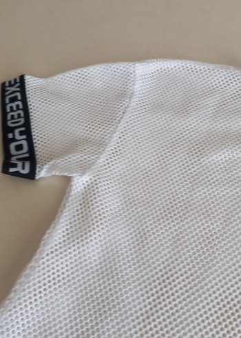 Beyaz Çocuk file tişört - Görsel 2