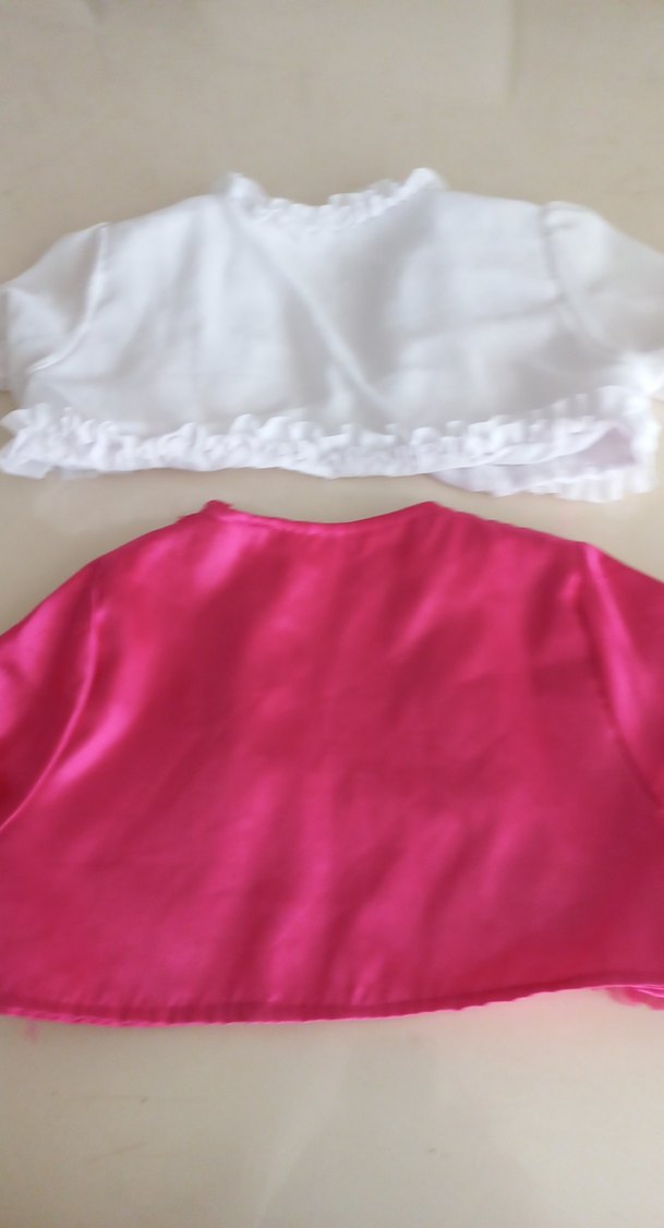 Kız Çocuk Fırfırlı Bolero 2'li Set - Görsel 4