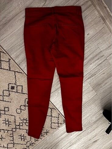 kırmızı klasik pantolon - Görsel 2