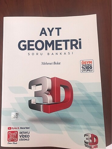 ayt geometri 3D soru bankası