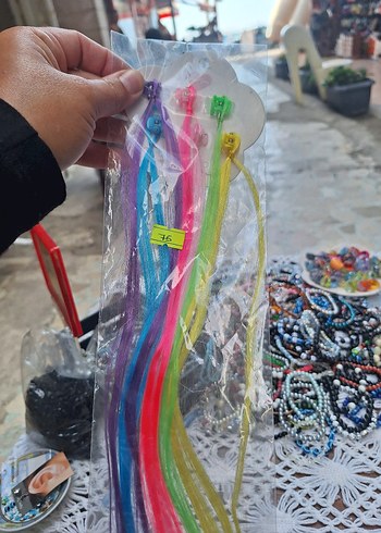 Beden Kelebek renkli sac