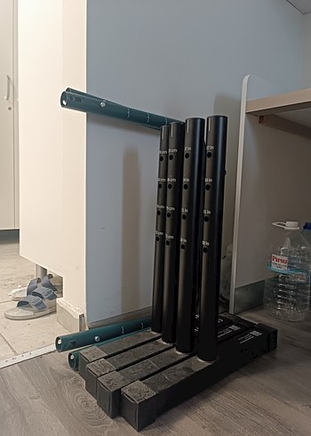 Siyah Baskılı Step Platform