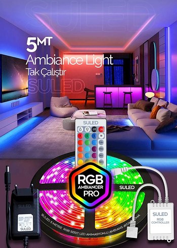 5 METRE RGB SET DİREK FİŞE TAK ÇALIŞTIR - Görsel 2