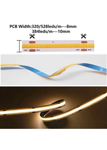 COB ŞERİT LED 5 METRE GÜNIŞIĞI - Görsel 5