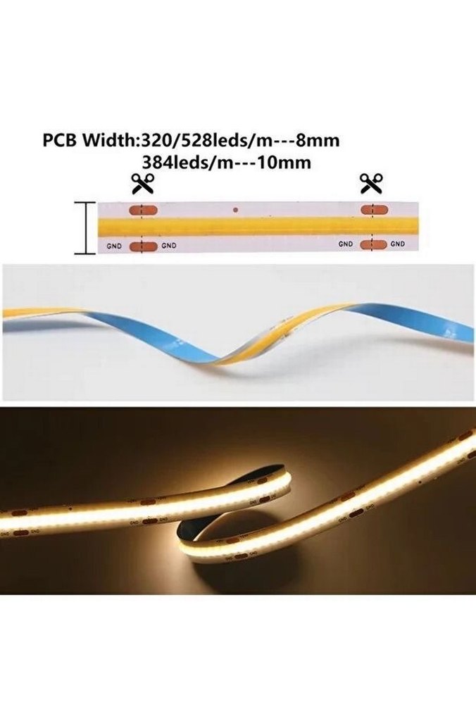 COB ŞERİT LED 5 METRE GÜNIŞIĞI - Görsel 5
