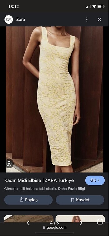 Zara Zara midi elbise