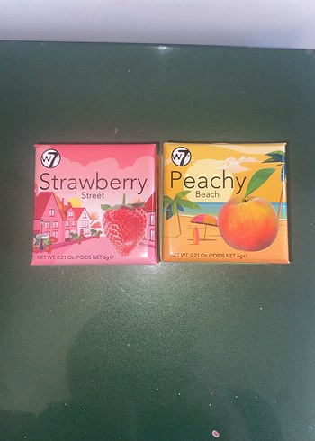 W7 Strawberry Street ve Peachy Beach Sabunları