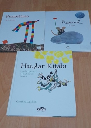 Çocuk Kitapları Seti: Pezzettino, Frederick, Hatalar Kitabı