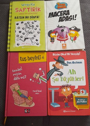 4 Çocuk Kitabı Seti - Macera ve Mizah