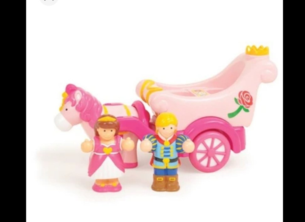 Renkli Pembe Oyuncak At Arabası - Görsel 2