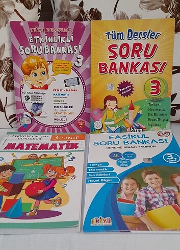 3.sinif test kitaplari