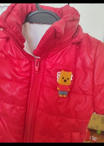 Kırmızı Erkek Çocuk Kapitone Mont - Görsel 2
