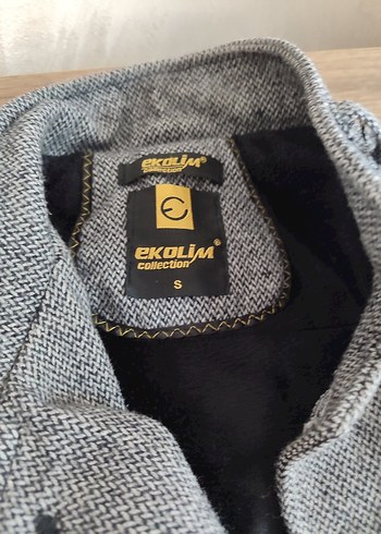 Gri Düğmeli Erkek Midi Kaban - Görsel 3