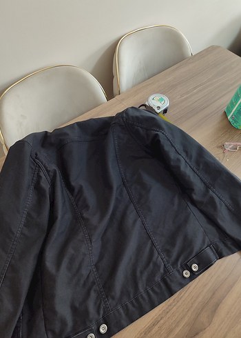 Düğmeli Kahverengi Denim Erkek Ceket - Görsel 4