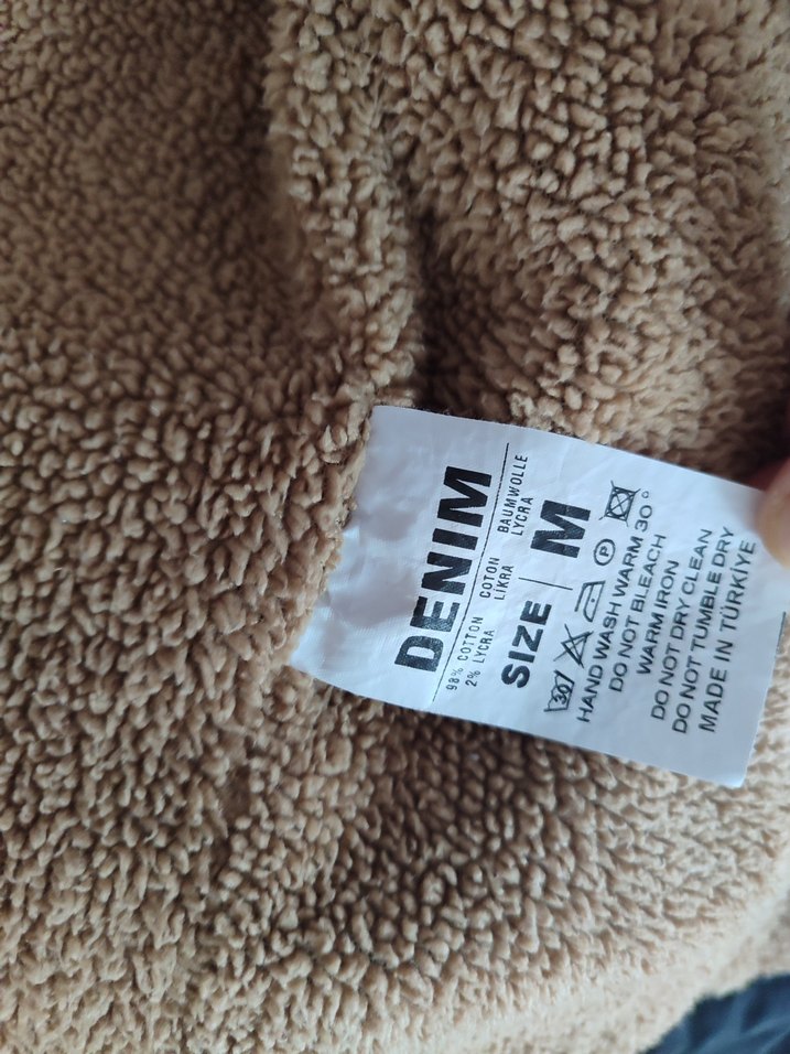 Düğmeli Kahverengi Denim Erkek Ceket - Görsel 3