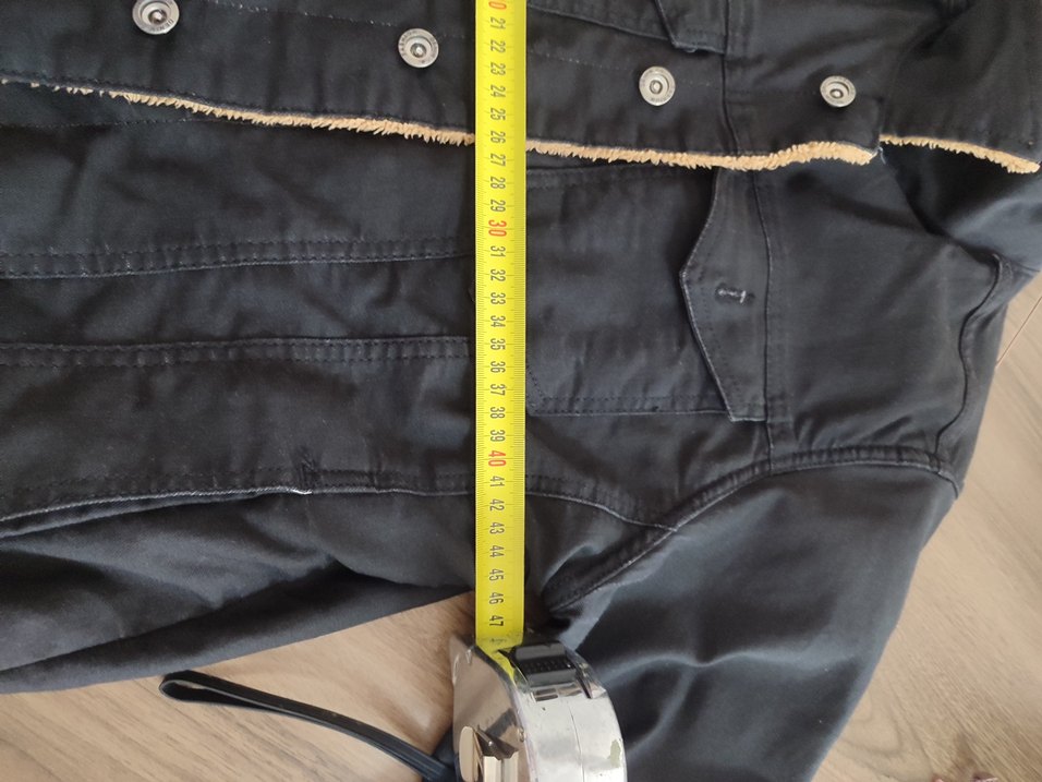 Düğmeli Kahverengi Denim Erkek Ceket - Görsel 5