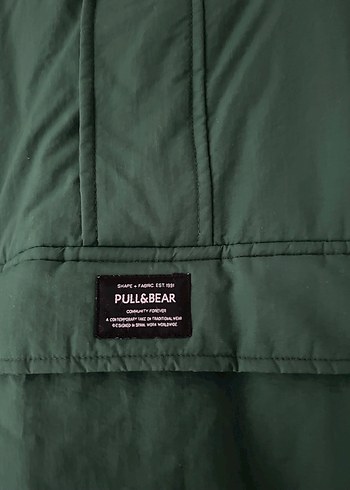 Erkek Haki Rahat Kesim Kanguru Mont - Görsel 2