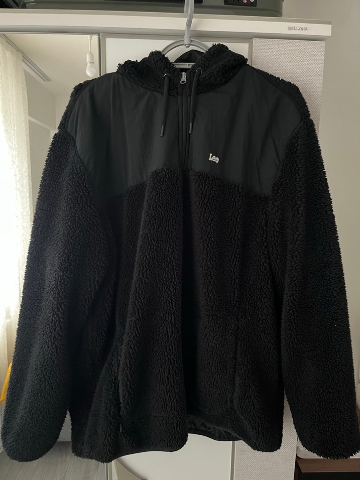 Erkek Siyah Fermuarlı Yumuşak Sweatshirt - Görsel 2