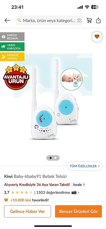 Kiwi baby bebek telsizi
