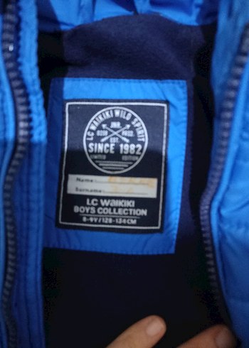 Mavi Fermuarlı Erkek Çocuk Mont - Görsel 2